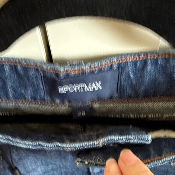 Sportmax High Rise Denim Jeans in Deep Blue - Picture 3 of 6